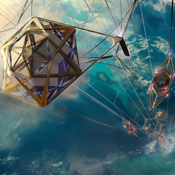Space elevator designed by Jordan William Hughes