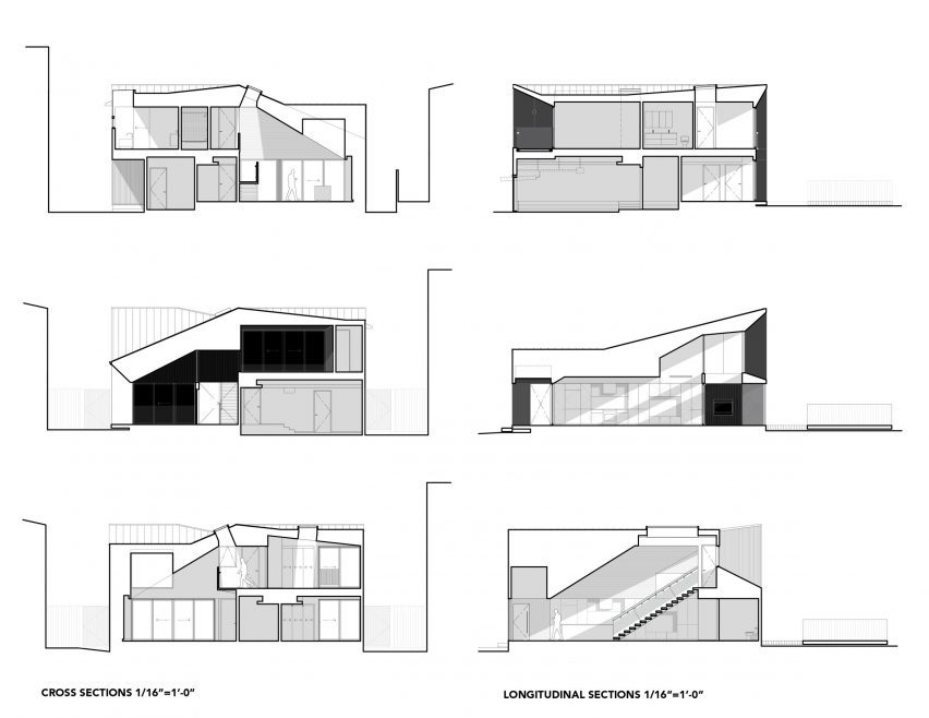 Architectural section drawing