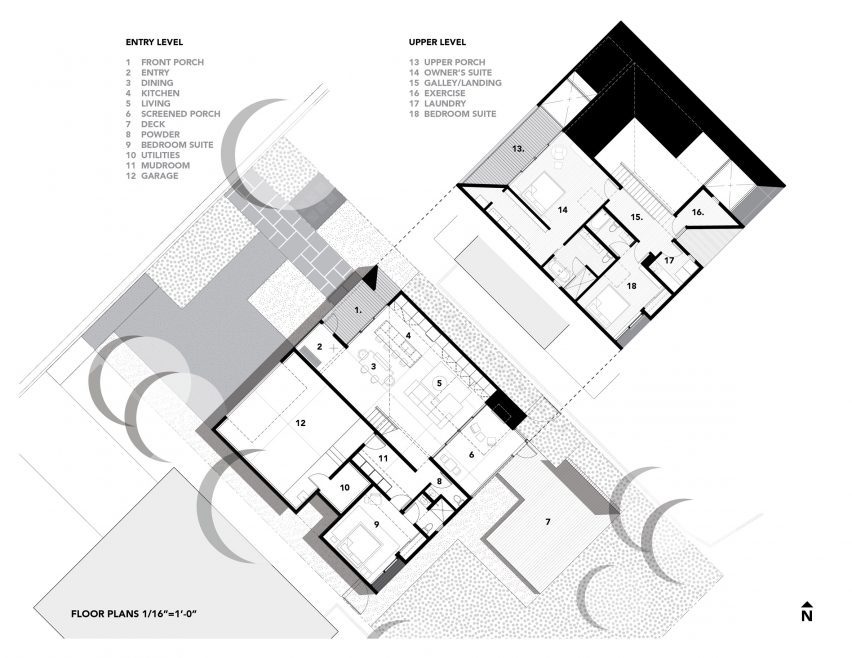 Architectural plan drawing