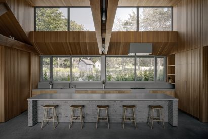 Trusses and wide windows
