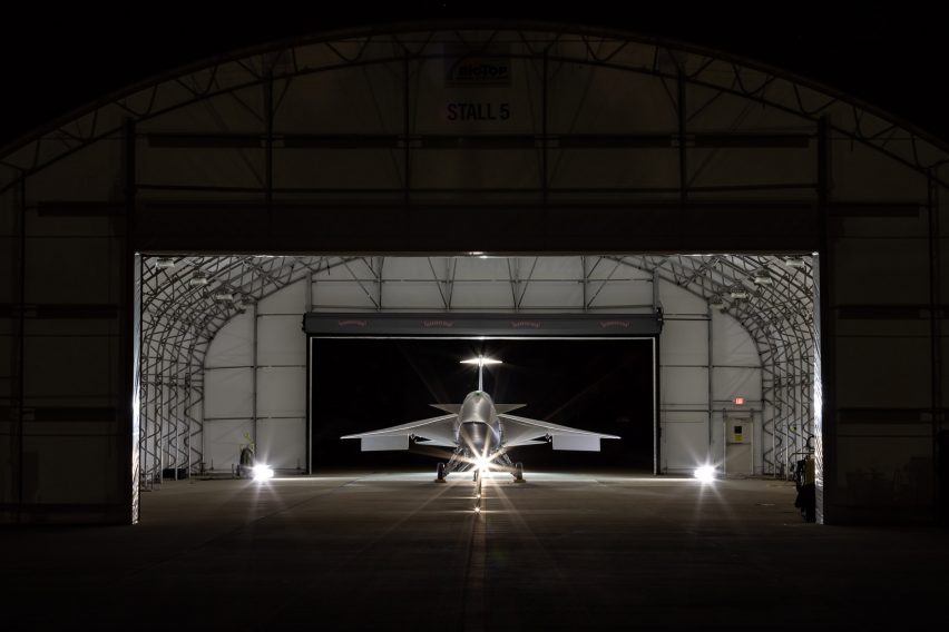 X-59 supersonic jet by NASA and Lockheed Martin