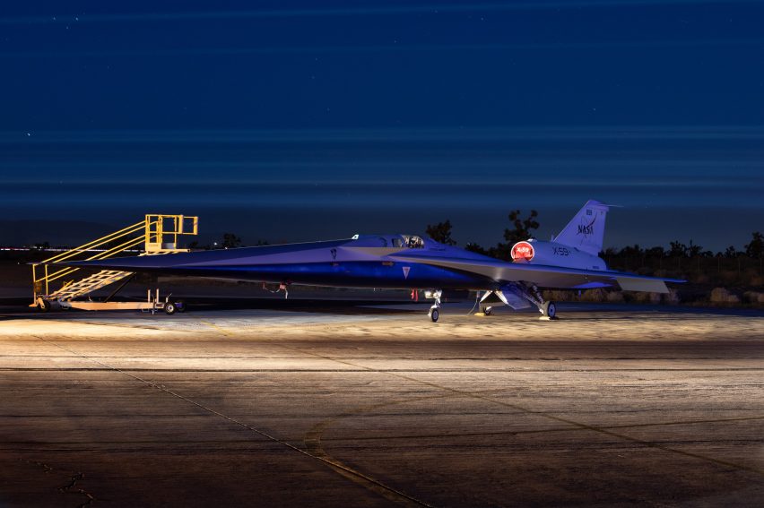 X-59 supersonic jet by NASA and Lockheed Martin