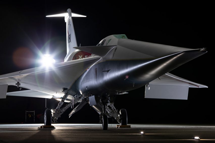 X-59 supersonic jet by NASA and Lockheed Martin