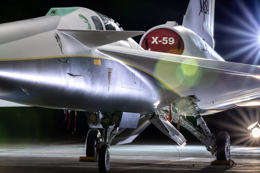 X-59 supersonic jet by NASA and Lockheed Martin