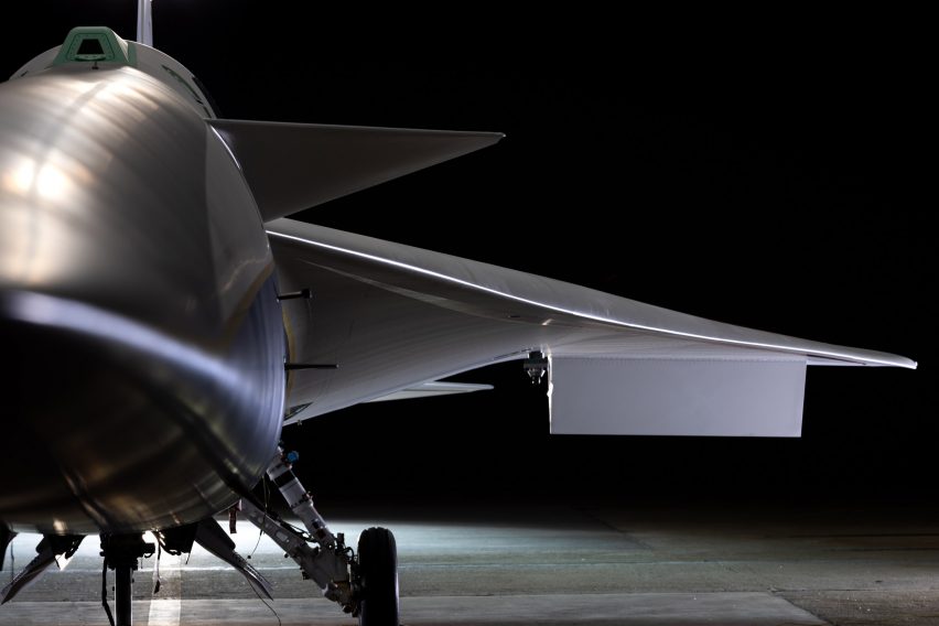X-59 supersonic jet by NASA and Lockheed Martin