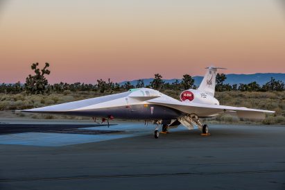 X-59 supersonic jet by NASA and Lockheed Martin
