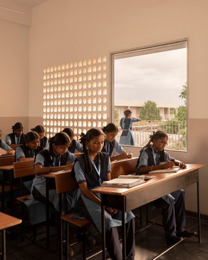Classroom interior at Talaricheruvu Rural School