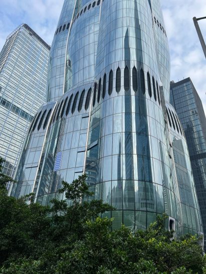 Base of the The Henderson skyscraper