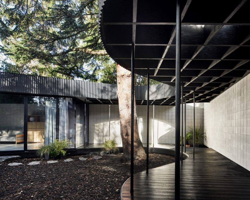 A Room Around a Tree in London by Tikari Works