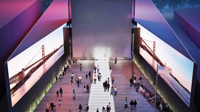 rendering of usa pavilion for world expo japan
