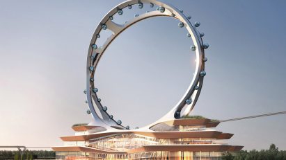 UNStudio spokeless Ferris wheel in Seoul