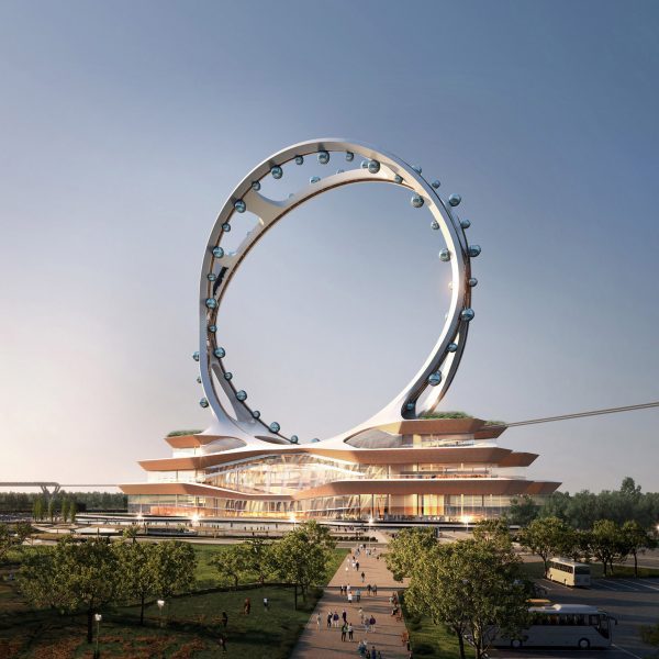 UNStudio spokeless Ferris wheel in Seoul
