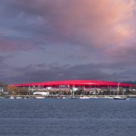 Boston Airport with harbour