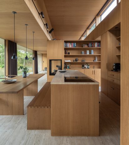 Interior of Vollerup Atrium House