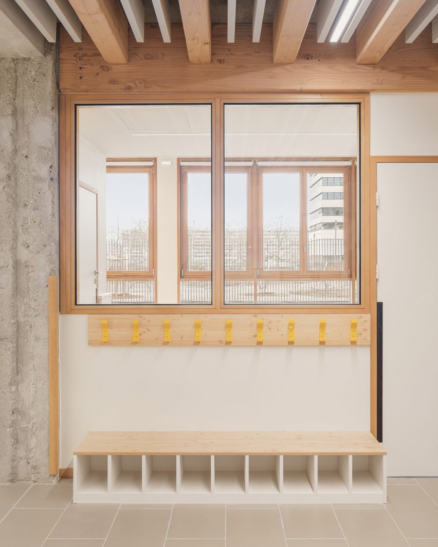 Interior of the Eugenie Brazier school by Vurpas Architectes