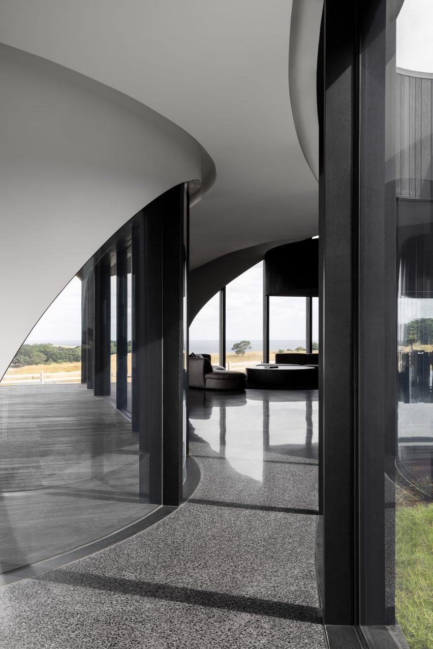 Interior of Peninsula House by Wood Marsh