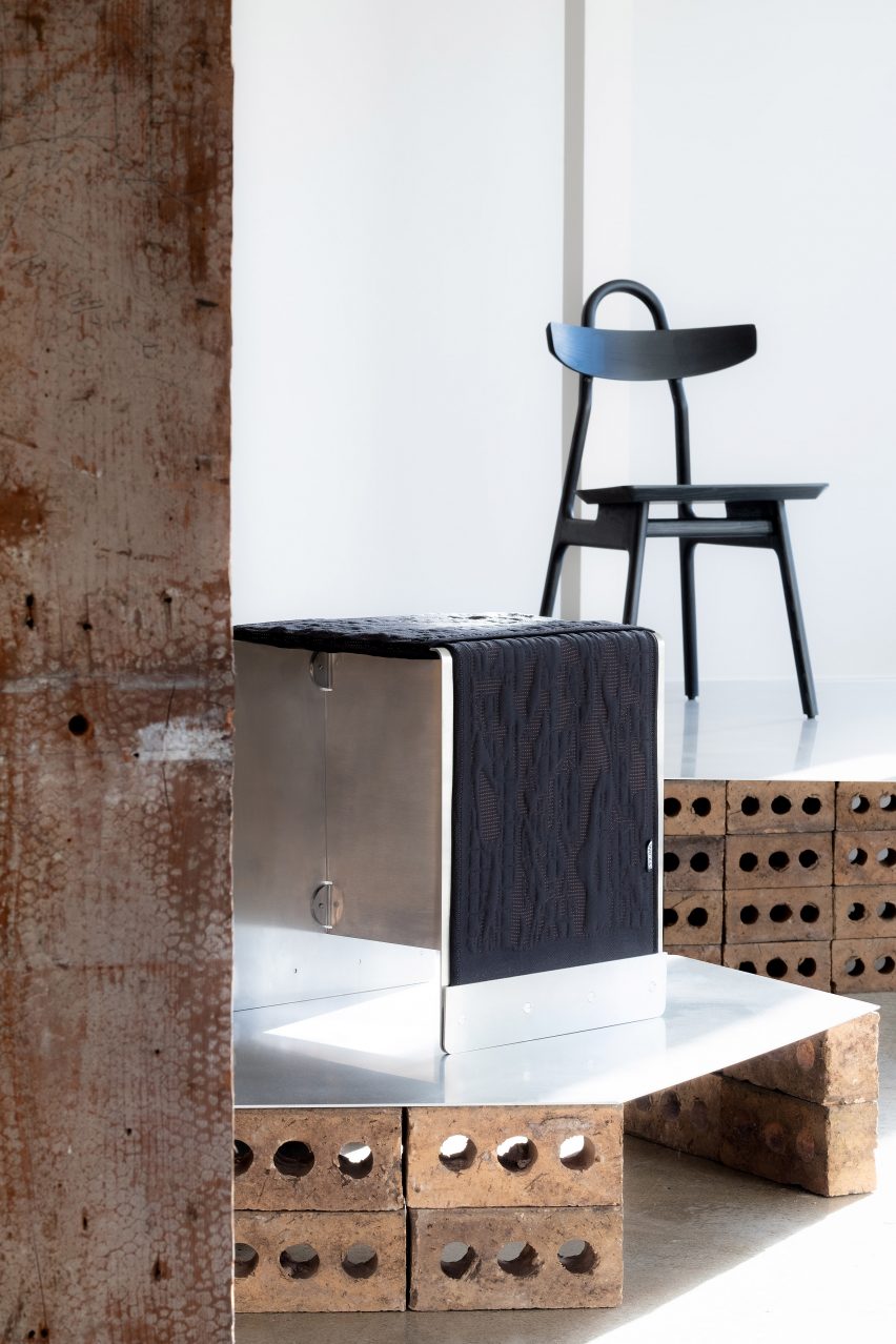 Metal stool and chair