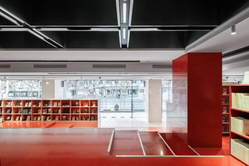 Interior of Shanghai Book City by Wutopia Lab