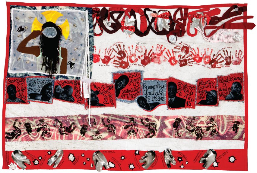Teresea Margolles tapestry
