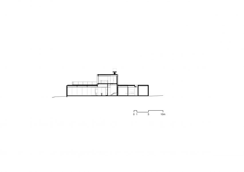Architectural section drawing