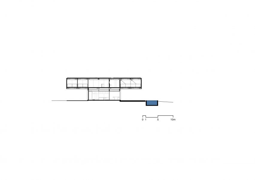 Architectural section drawing