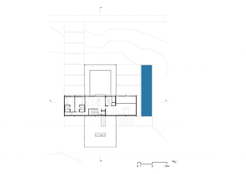 Architectural plan drawing