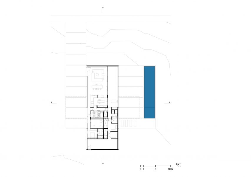 Architectural plan drawing