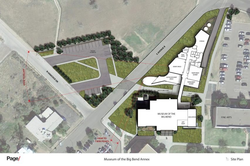 Museum of the big bend site plan
