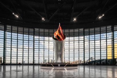 torch at Allegiant stadium
