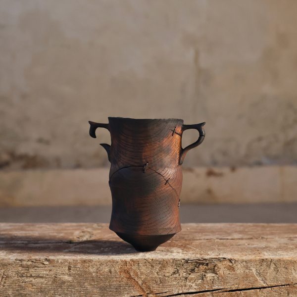 Miniature wooden vessel from Novus collection by Ash & Plumb for Collect Open 2024 