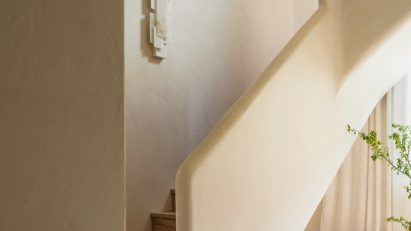 Hallway of Paris apartment by Johanna Amatoury