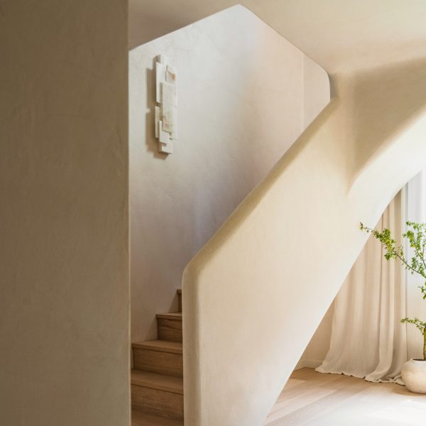 Hallway of Paris apartment by Johanna Amatoury