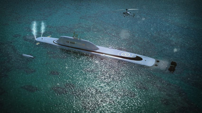 Dezeen Agenda features Migaloo’s giant luxury submarine