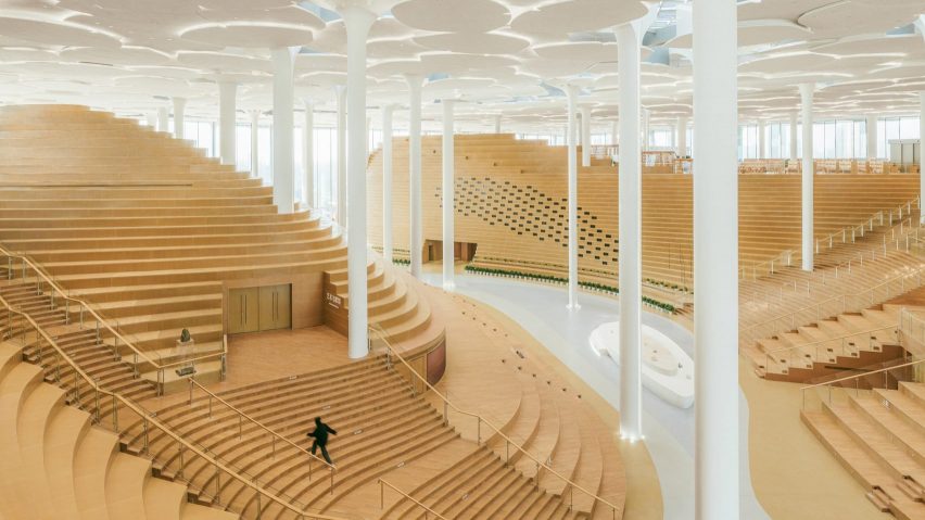 Beijing city library by Snohetta