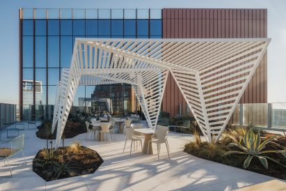 Terrace on Houston skyscraper by BIG