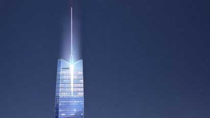 The top of Legends Tower
