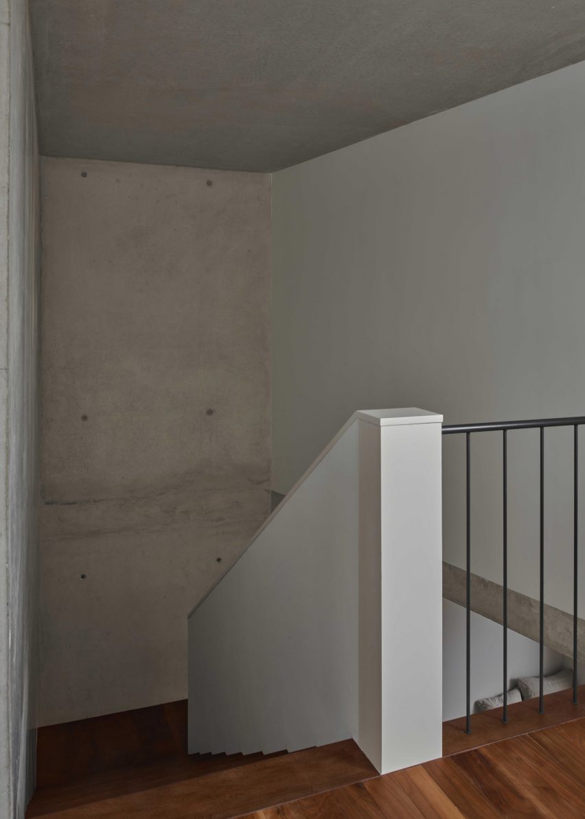 Stairwell of Plans of Bolívar House in Barcelona by Juan Gurrea Rumeu of Gr-os