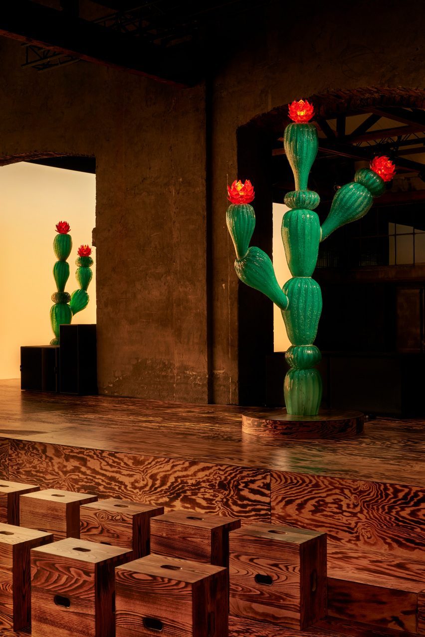 Glass cactus