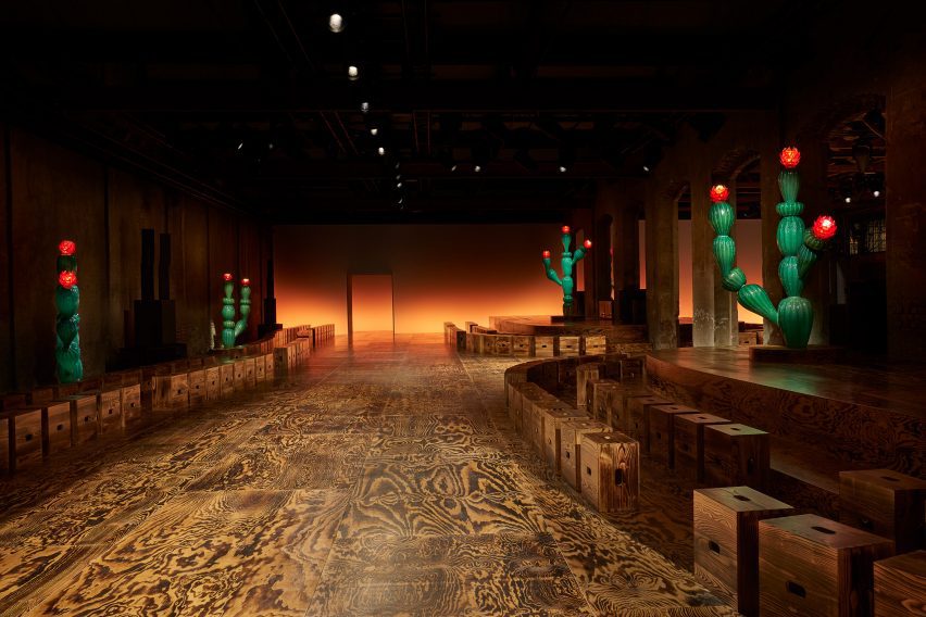 Bottega Veneta catwalk in Milan