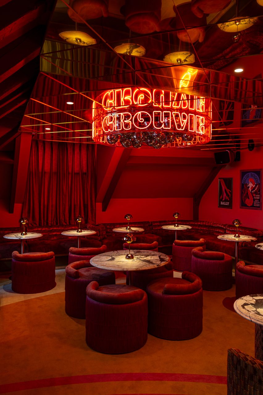 Interior of Brasserie des Pres restaurant in Paris by B3 Designers