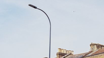 Rooftops of houses in Britain