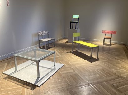 Joy furniture displayed in the Bukowksi auction house