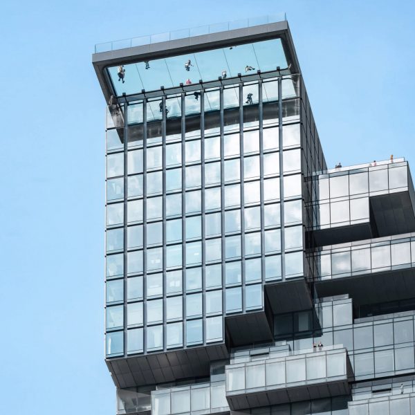 Cantilevers at MahaNakhon in Thailand, by Büro Ole Scheeren