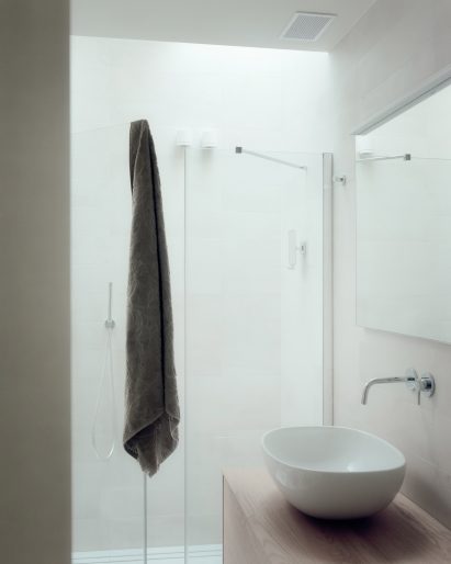 Bathroom interior at Casa 9 in Italy