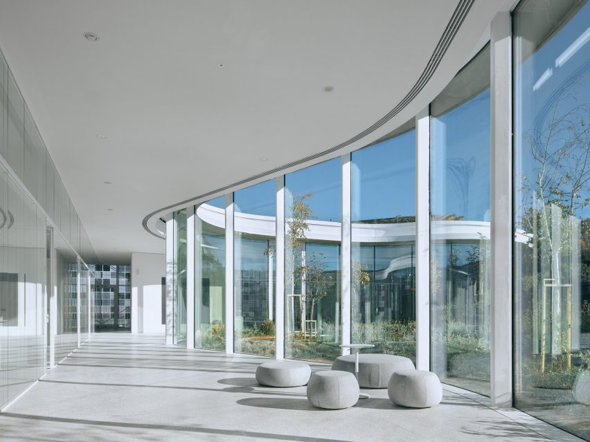 Interior of Central Control Building by Bilgin Architects