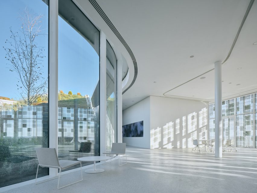 Interior of Central Control Building by Bilgin Architects