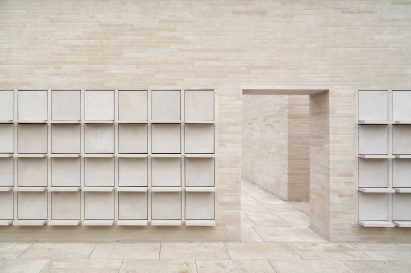 Niches found at columbarium by BDR Architekci