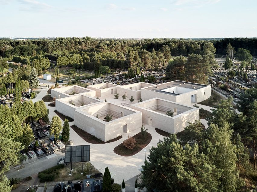 Columbarium complex in Poland by BDR Architekci