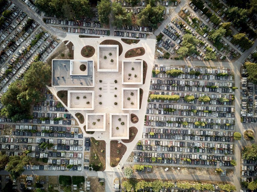 Columbarium complex in Poland by BDR Architekci