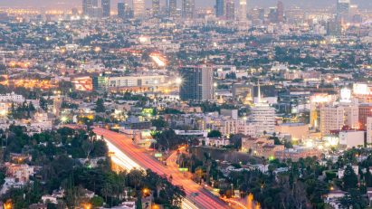 Los Angeles seen from above